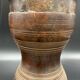 Ancient turned wood grain measurement and wrought iron hooping, India