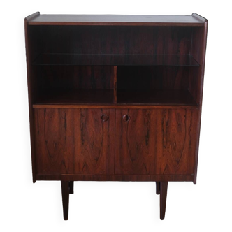 Scandinavian high sideboard in rosewood