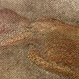 Signed oil on canvas painting "woman lying on her stomach"