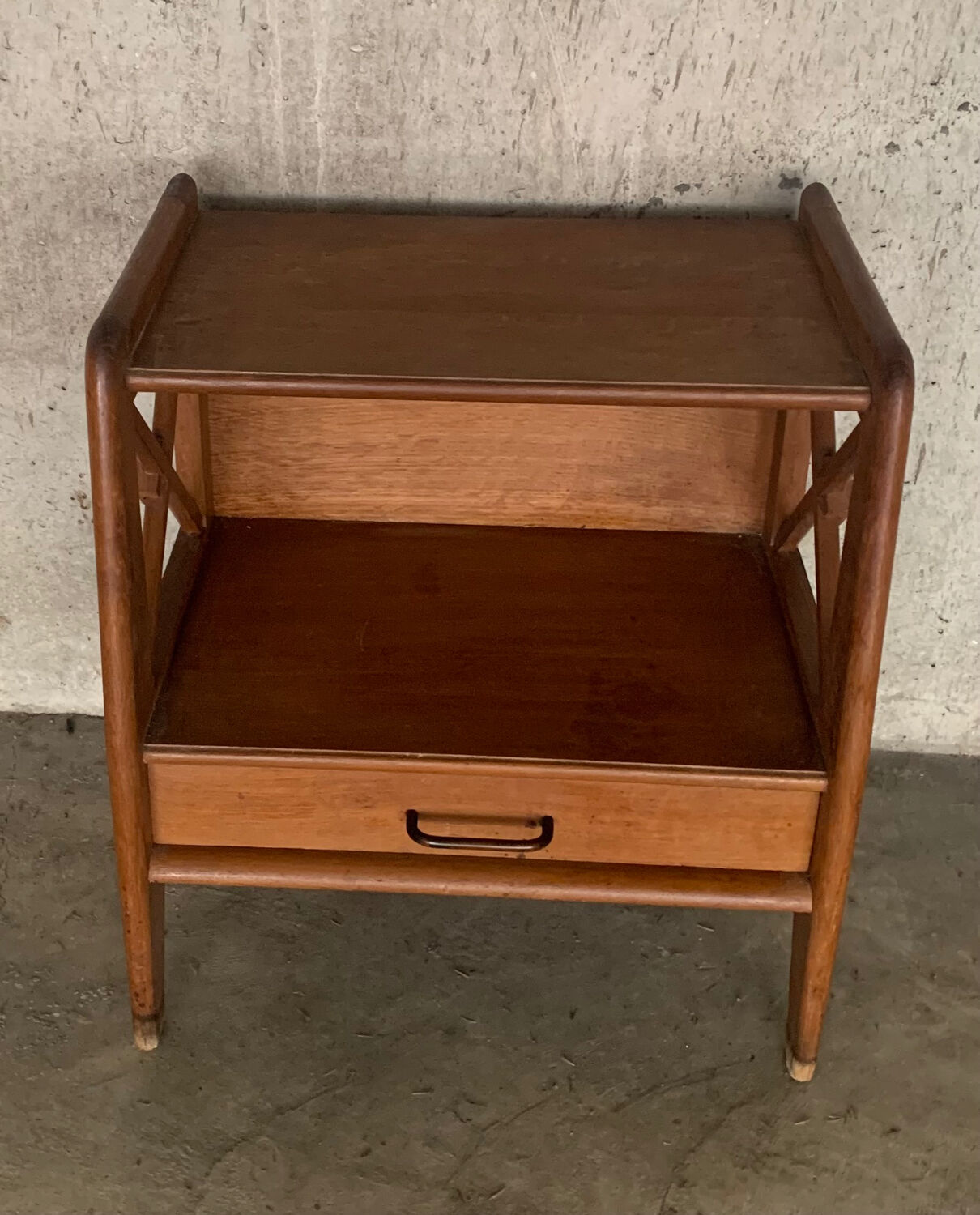 Bedside table wooden 50s