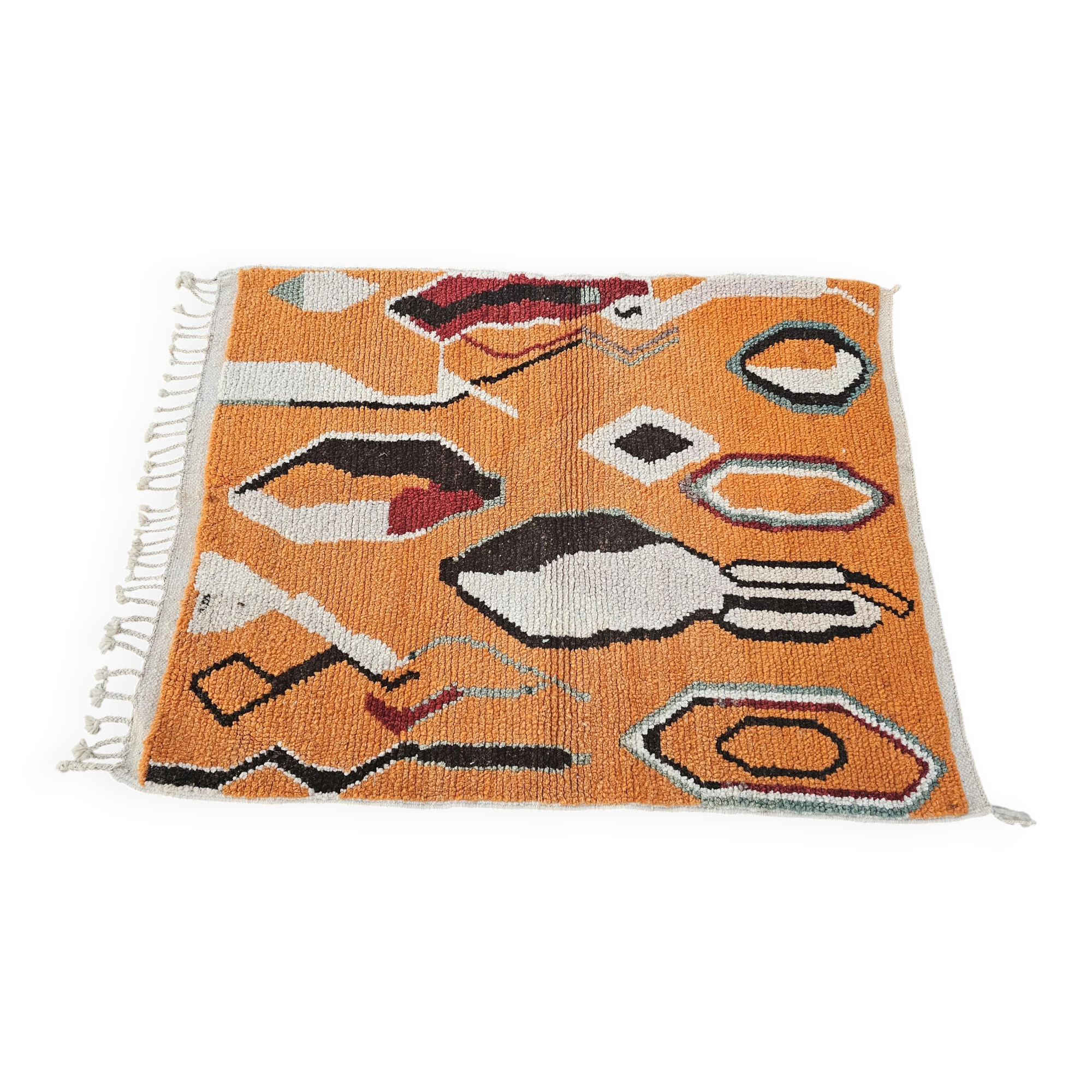 Moroccan rug 100% wool, handmade, 250x150 cm, superior quality.