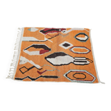 Moroccan rug 100% wool, handmade, 250x150 cm, superior quality.