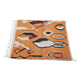 Moroccan rug 100% wool, handmade, 250x150 cm, superior quality.