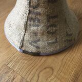 Tam-tam tab dressed in burlap and canvas