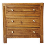 Oak chest of drawers