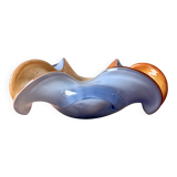 Vintage Blue Glass Bowl