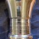 Art Deco-style silver metal timbale