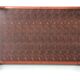 Grande table basse scandinave en marqueterie de bois debout