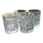 4 whiskey glasses