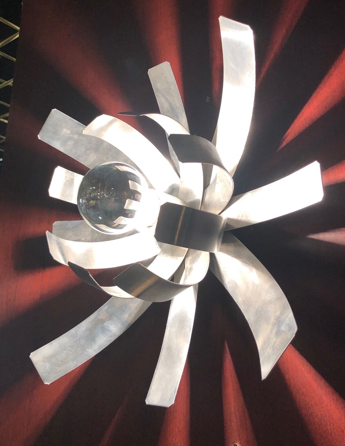 Michel Boyer steel sconce