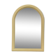 Miroir arche jaune vintage, 50x35 cm
