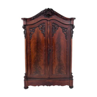 Antique wardrobe, Western Europe, around 1900.