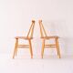 2 chaises vintage scandinaves