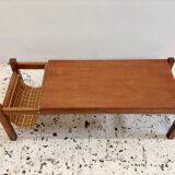 Coffee table with magazine rack