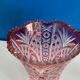 Pink crystal vase