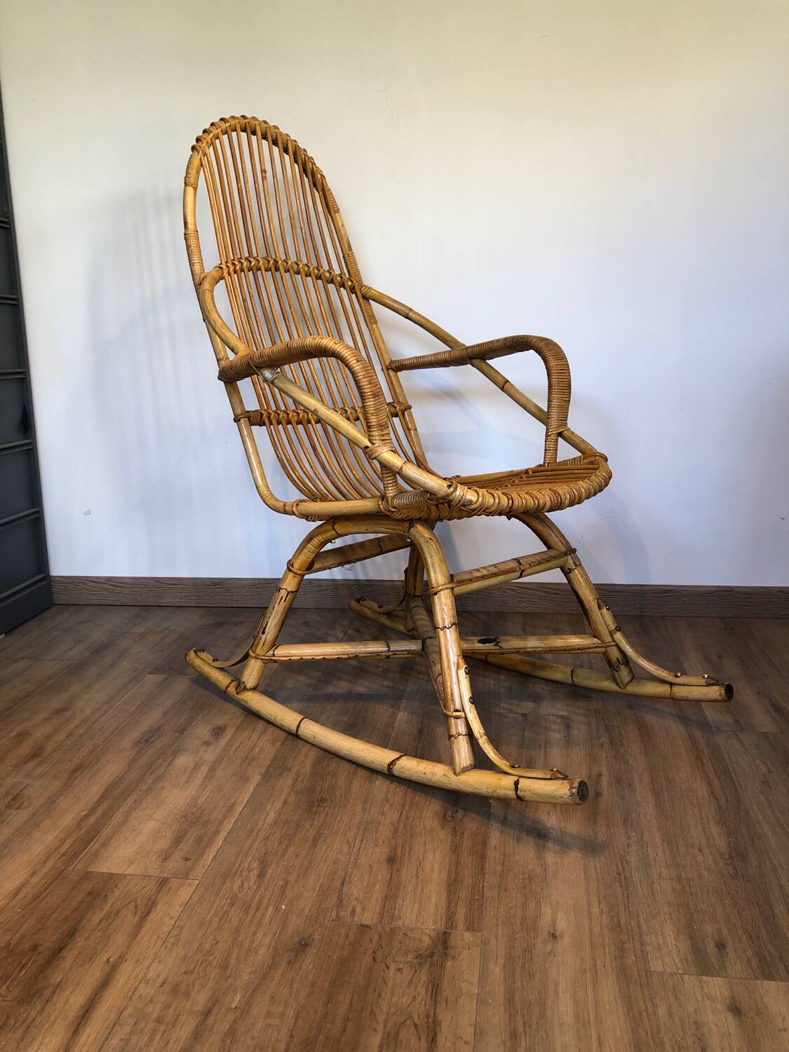 Rattan rocking chair