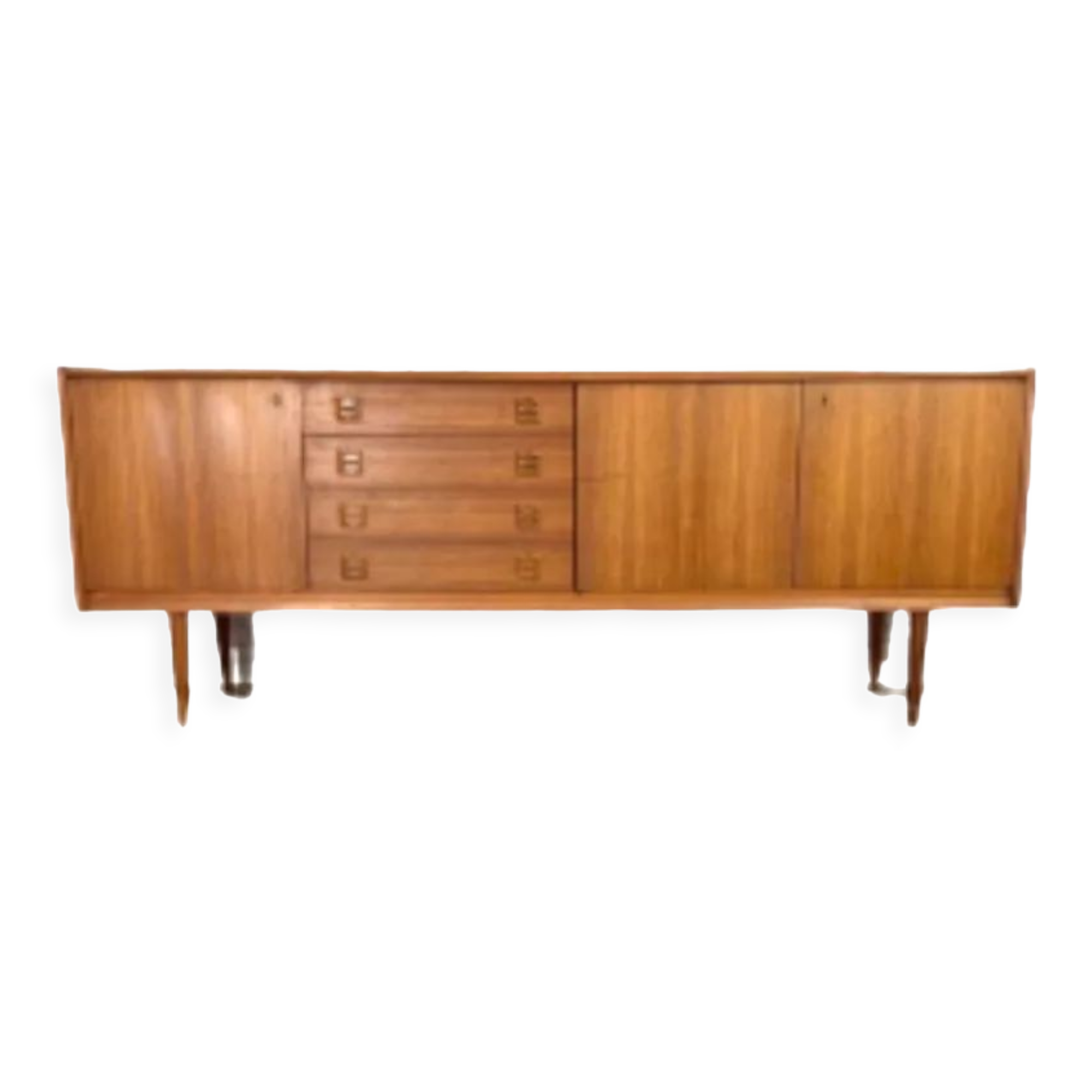 Vintage Scandinavian teak sideboard from the 50s, 60s, 70s