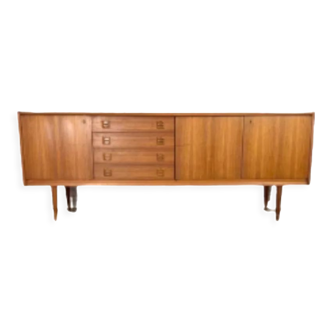 Enfilade scandinave vintage en teck des années 50, 60, 70