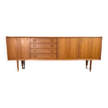 Enfilade scandinave vintage en teck des années 50, 60, 70