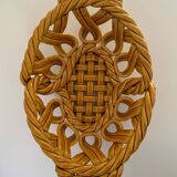 Woven ceramic basket