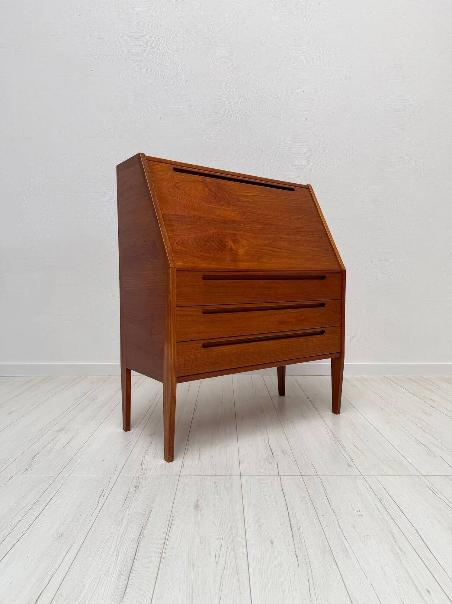 1960s Danish teak secretary desk by Kai Kristiansen for Tørring Møbelfabrik