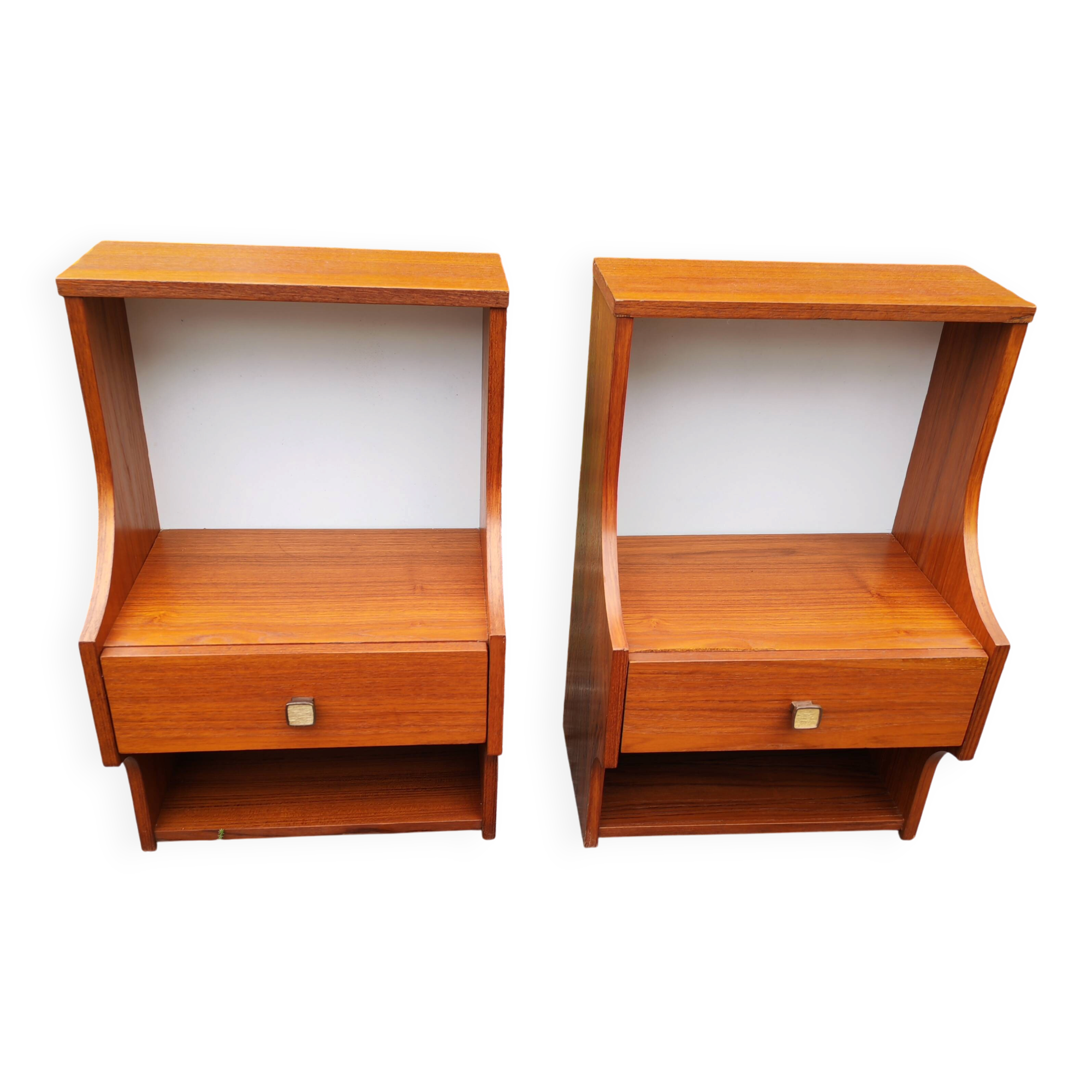 Paire de chevets scandinaves