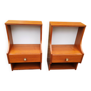 Paire de chevets scandinaves