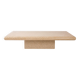 Jean Claude Mahey coffee table in speckled resin and wood, 1970s.