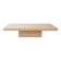 Jean Claude Mahey coffee table in speckled resin and wood, 1970s.