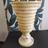 Alabaster lamp base