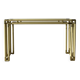 Console Laiton tubulaire années 70 inspiration Art Déco