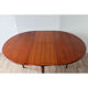Table de repas scandinave en teck extensible 1960