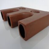 Dutch studio ceramic vase by Marius & Hugo Van Woerden for Vest Keramiek, 1970s