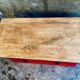 Bright red chest of drawers