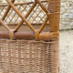 Rattan bed and wicker