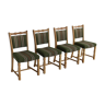 Set of 4 danish dining chairs