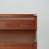 Danish teak desk, Model 64, by Arne Wahl Iversen for Vinde Møbelfabrik, 196