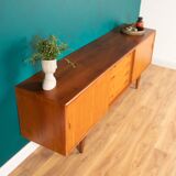 Retro Teak Danish 1960s Long Mid Century Sideboard By Clausen & Søn Denmark