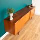 Retro Teak Danish 1960s Long Mid Century Sideboard By Clausen & Søn Denmark