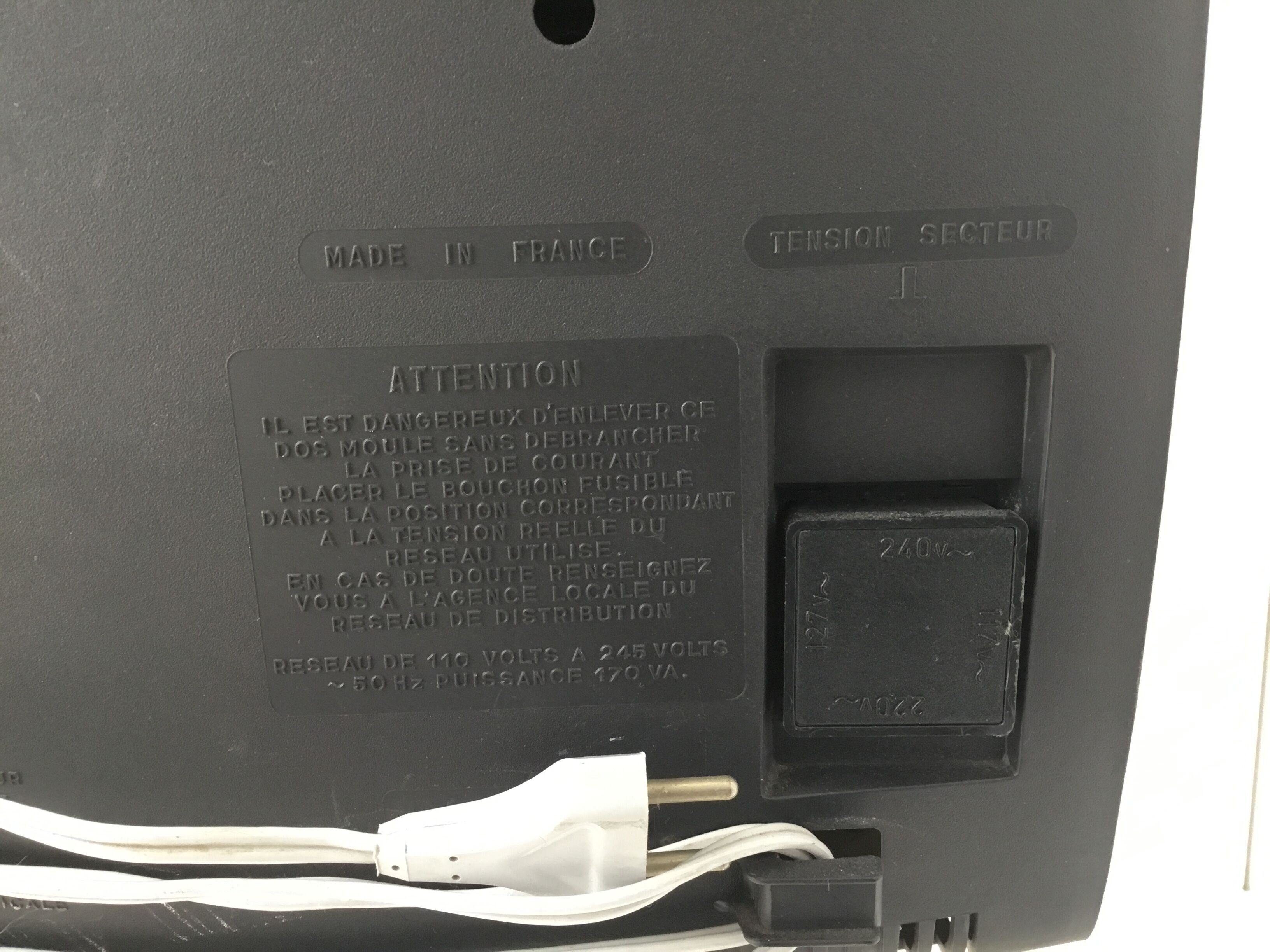 Television space age foot tulip Schneider - design 1960