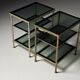 Metal side tables 1960s-70s
