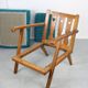 Fauteuil danois bleu des années 50