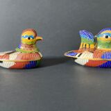 Cane & duck boxes colored golden