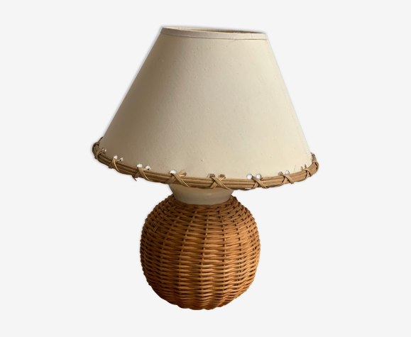 Lampe rotin