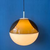 Vintage space-age style plexiglass pendant lamp