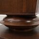 Pair large Art Deco geometric square oak planters, France 1930s
