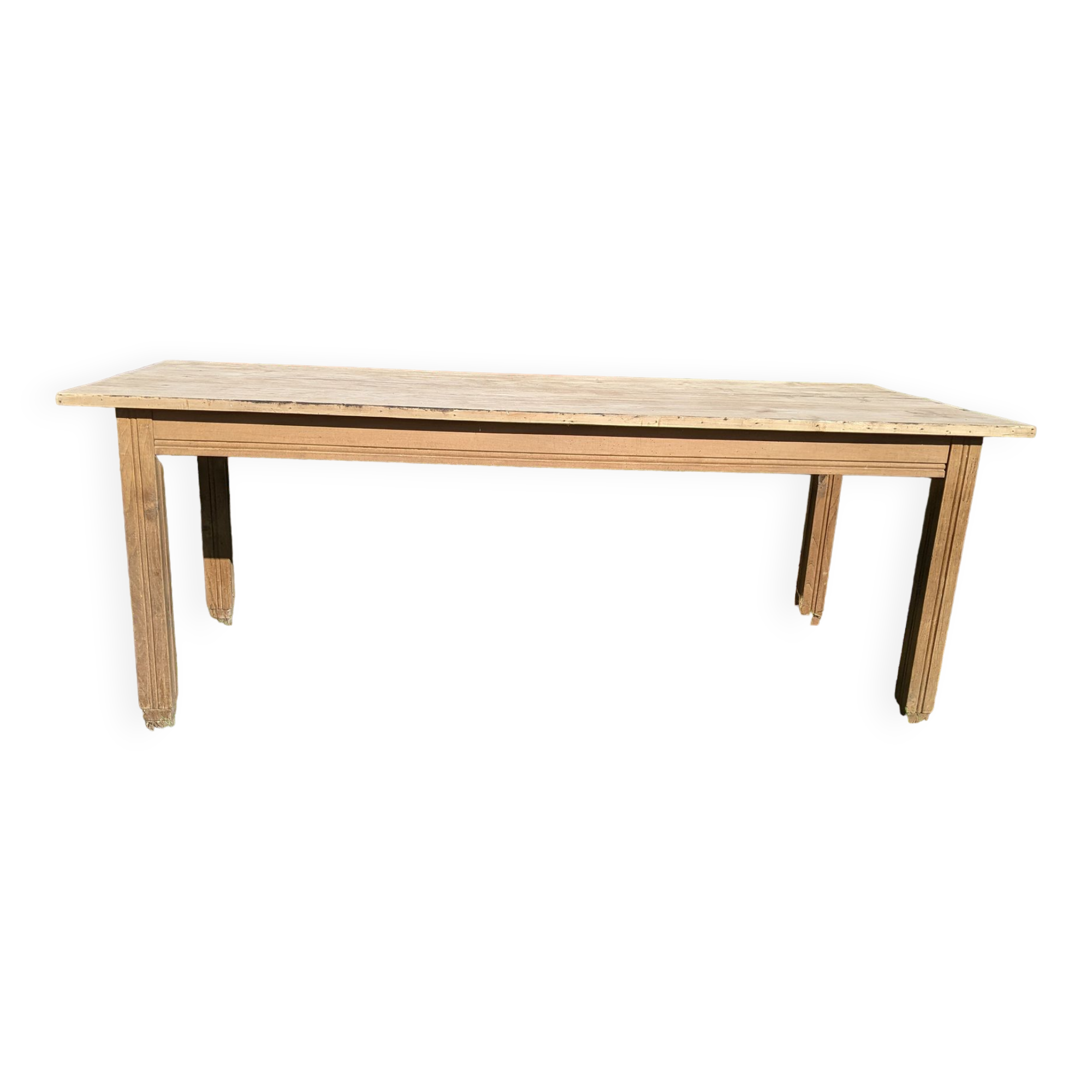 Ancienne grande table de ferme circa 1950