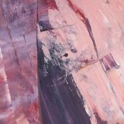 Quartz violet, acrylique sur papier, 36 x 36cm