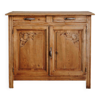 1930s sideboard with 2 doors and 2 drawers