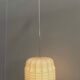 Opaline pendant lamp 1960s brutalist style